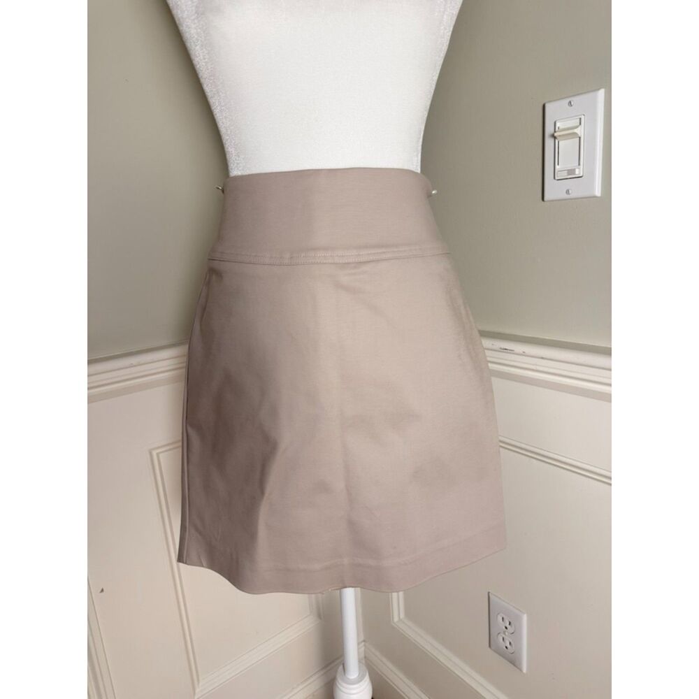 Ellen Tracy Light Beige Stretch Pencil Skirt Size 4
